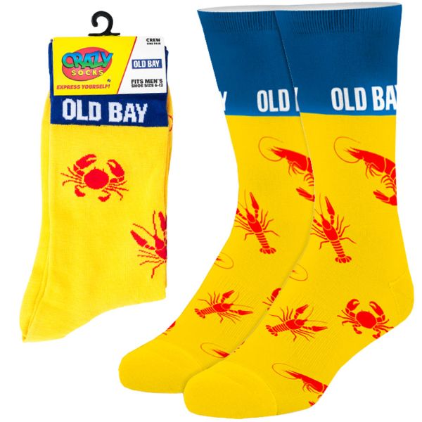 Old Bay Mens Crazy Socks A&A Global Industries