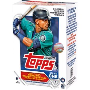 BS2033-Topps Baseball Series 1 Blaster Box 2023 7pcs