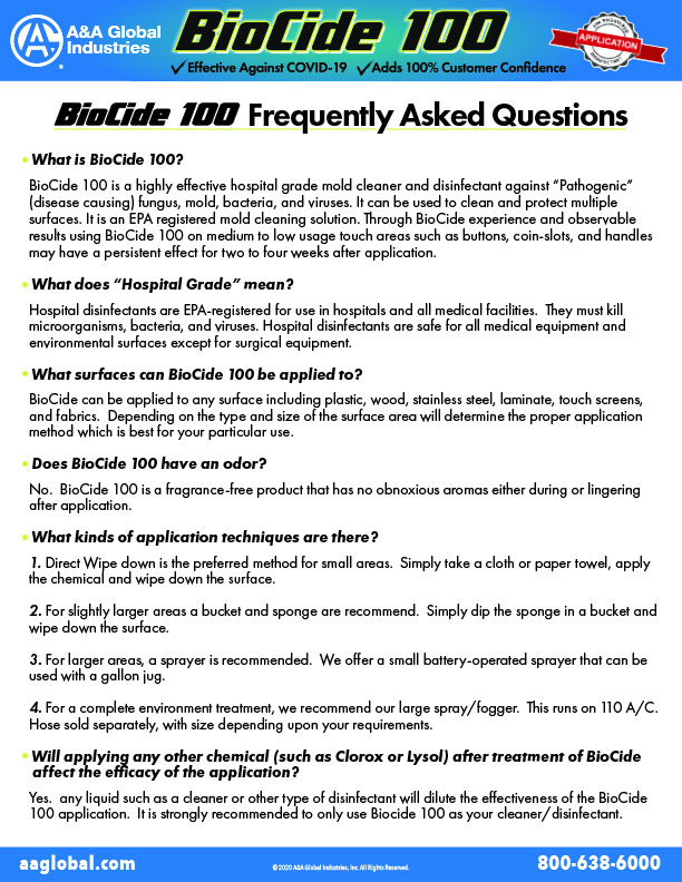 BioCide FAQ