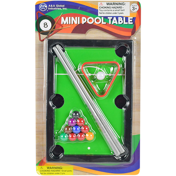 Mini Pool Table 9in A A Global Industries