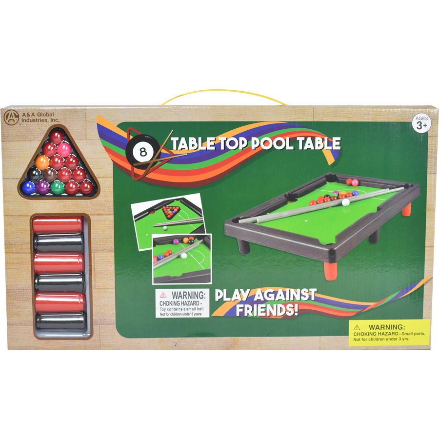 Desktop Pool Table 17in A&A Global Industries