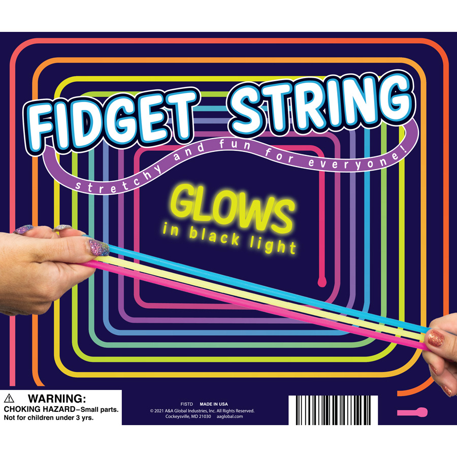Fidget Stretchy String in 2in Capsules (250pcs) | A&A Global Industries