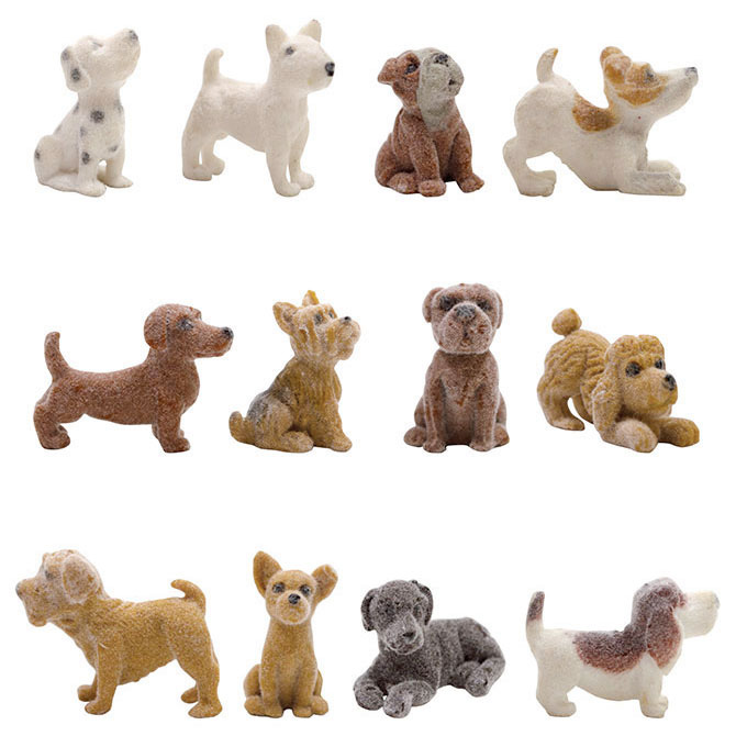 fuzzy animal figurines