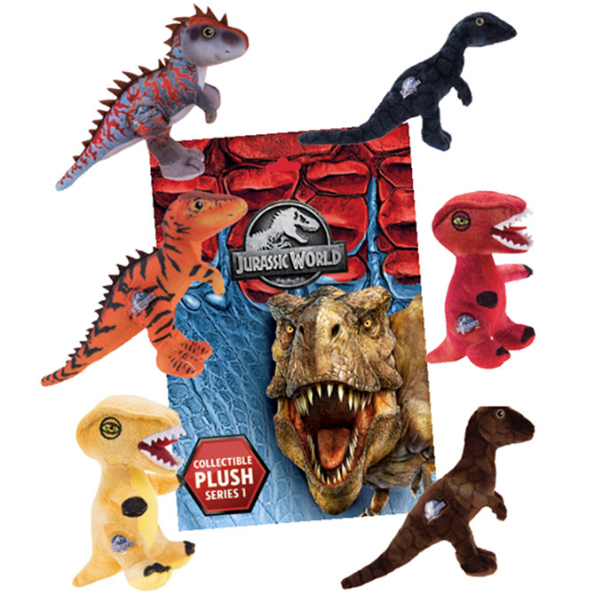 jurassic world cuddly toys