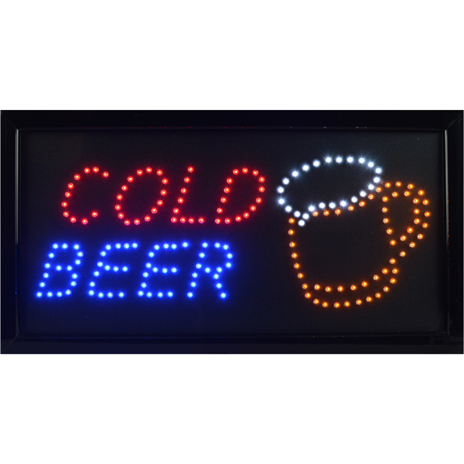 LED signe: bière froide | AA Global Industries