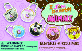I Love Donuts Animal Series Poster