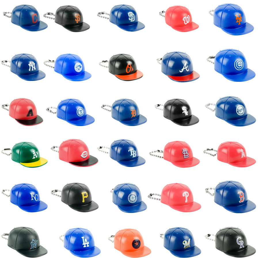 MLB Baseball Caps in 8in Capsules 850pcs   A&A Global Industries