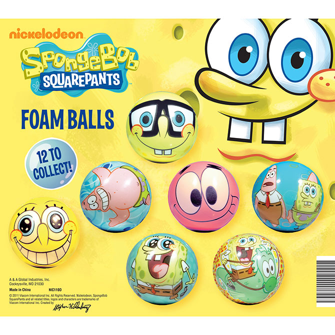 spongebob stress ball