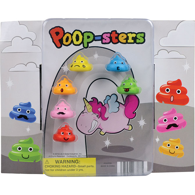 Poop-sters Figurines in Bulk Bags  A&A Global Industries