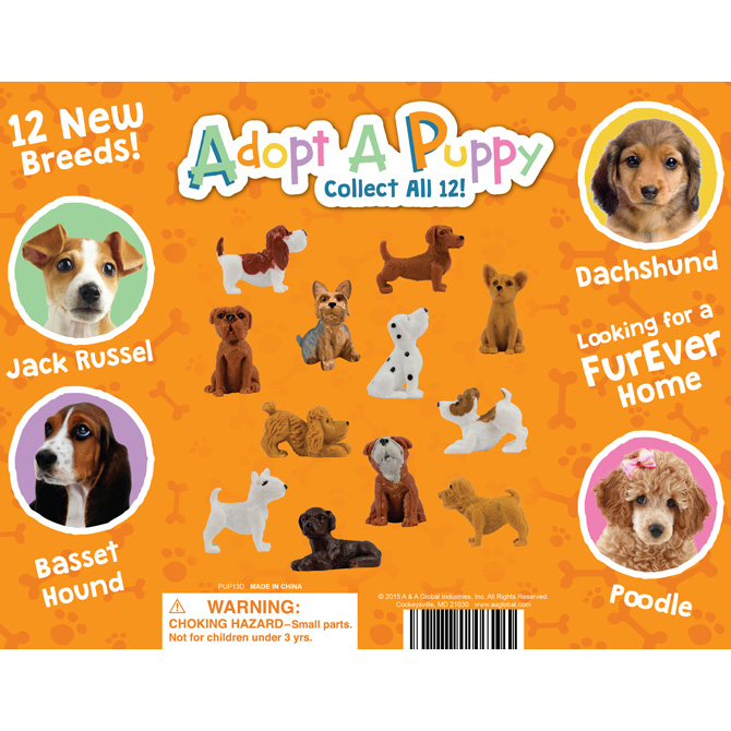 Lot of 20 by AAG by AAG 11096000781 Adopt a Puppy Figures Series 4 
