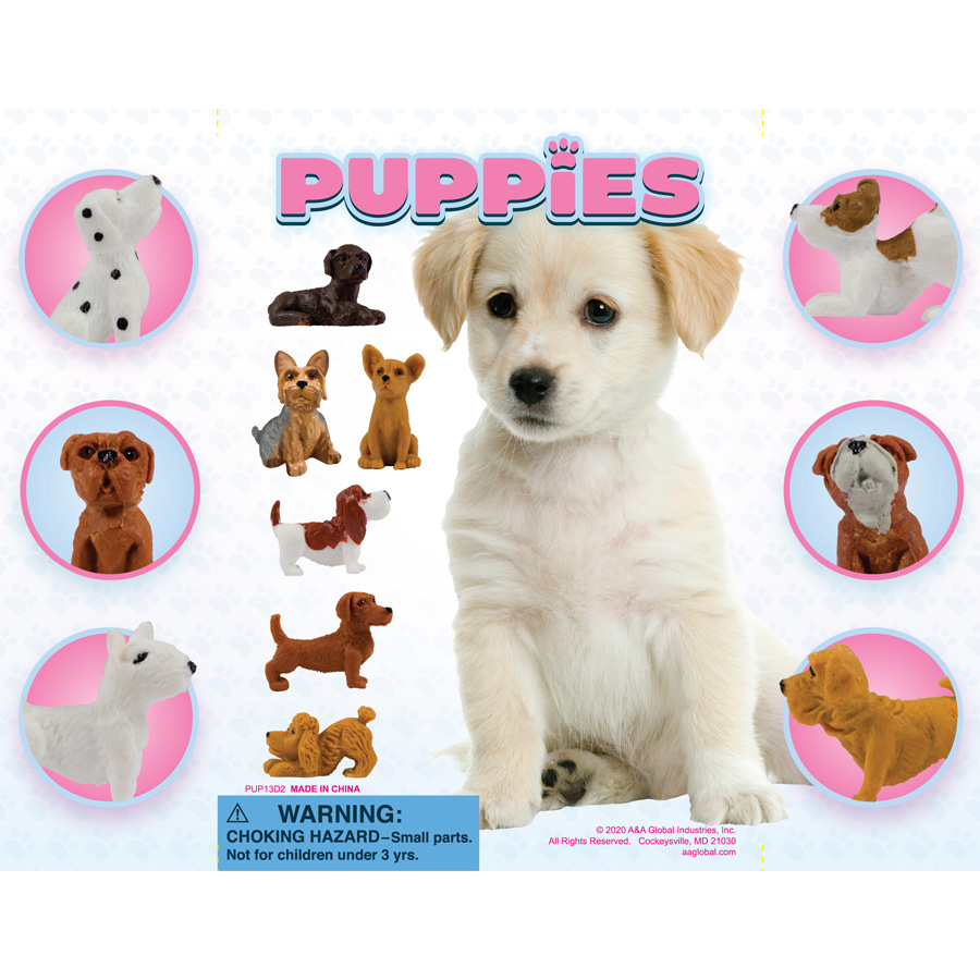 Lot of 20 by AAG by AAG 11096000781 Adopt a Puppy Figures Series 4 