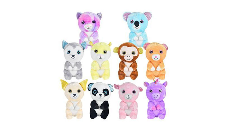 5 Surprise Plushy Pets Mystery Capsule - Surprise Mini Stuffed Animal  Mystery Bundle with Puppies PALS Stickers (Mystery Plushies for Kids)