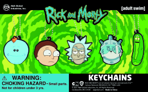 Rick & Morty Keychains Poster