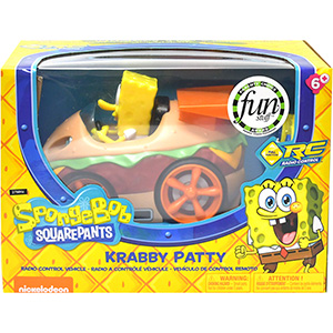 nkok spongebob squarepants rc krabby patty with spongebob