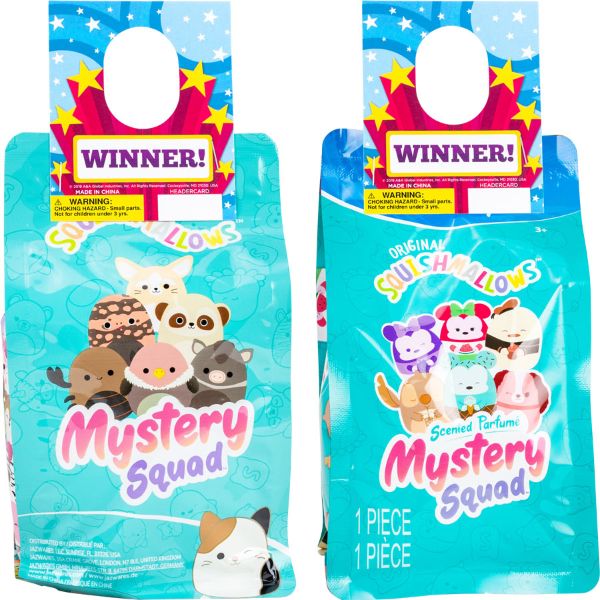 Hanging Squishmallow Mystery Squad Blind Bag $15.50avg Kit 12pcs