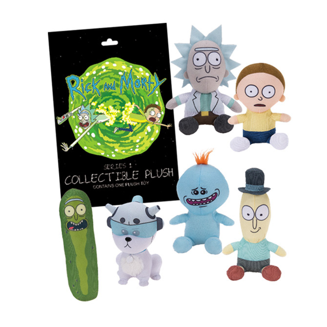 large rick and morty plush