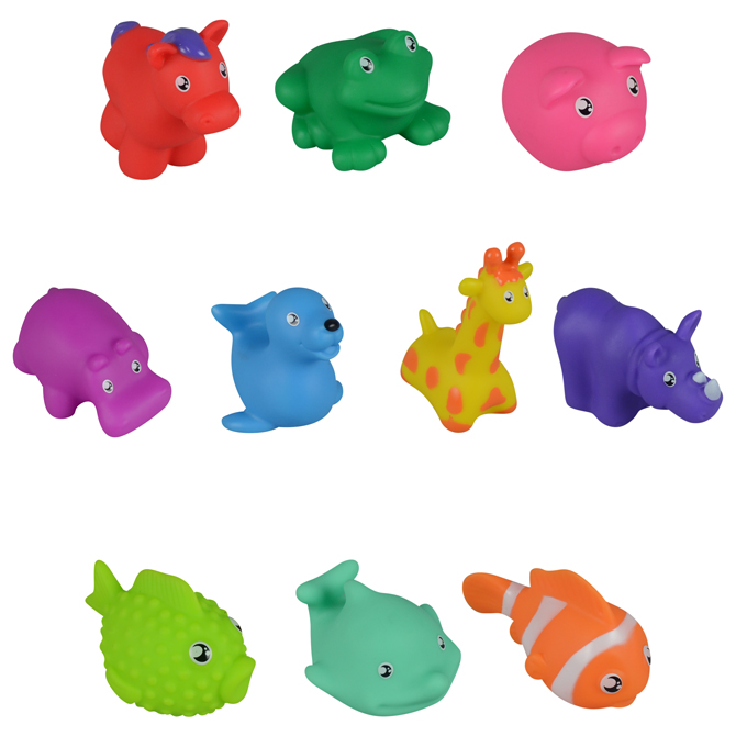 Rubber Animals 2in-3in Asst (50pcs) | A 