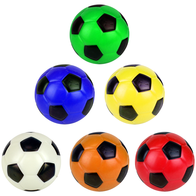 5in colorful soccer stress