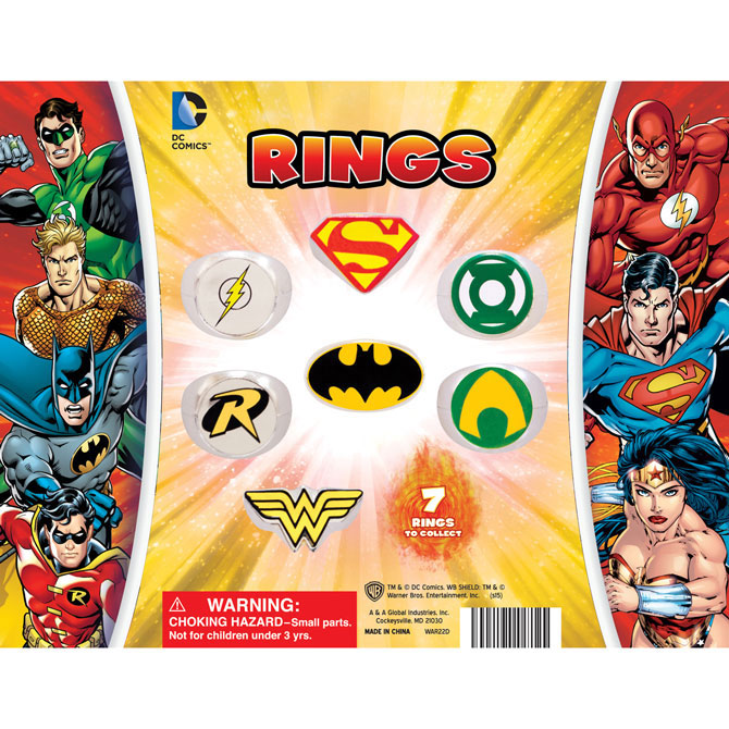 Dc Comic Power Rings A A Global Industries