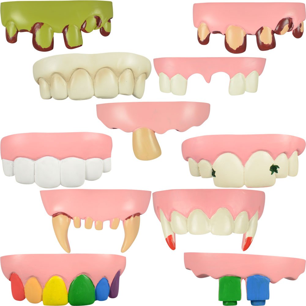 Tacky Teeth Asst (100pcs)