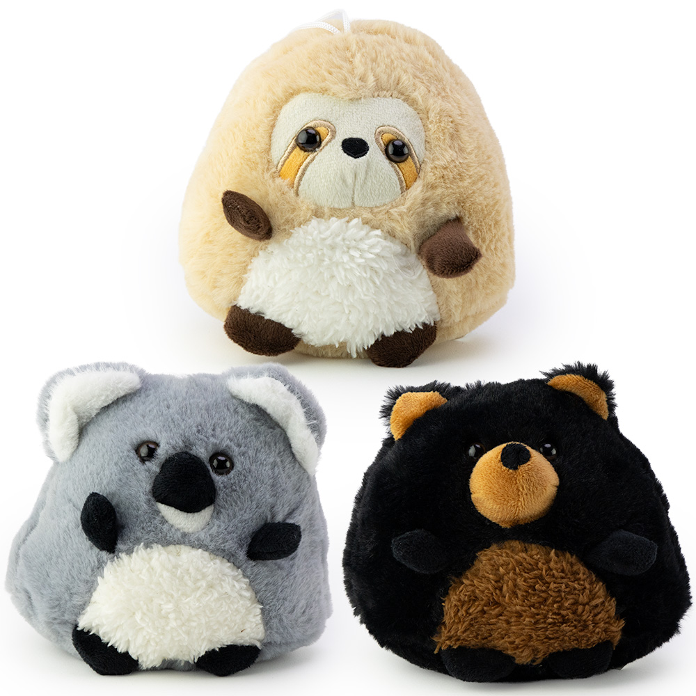 Triangle Animal Plush 5in Asst