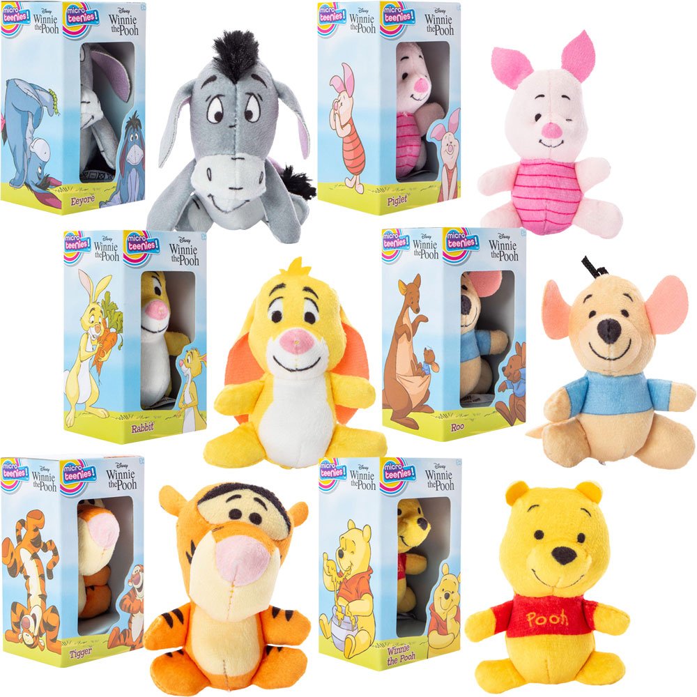 Micro Teenie Disney© Pooh Boxed Plush 2.5in Asst (18pcs)