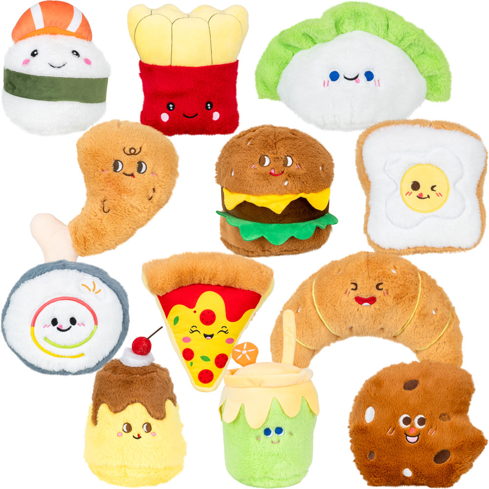 Small Food Plush 7in-9in Asst (84pcs)