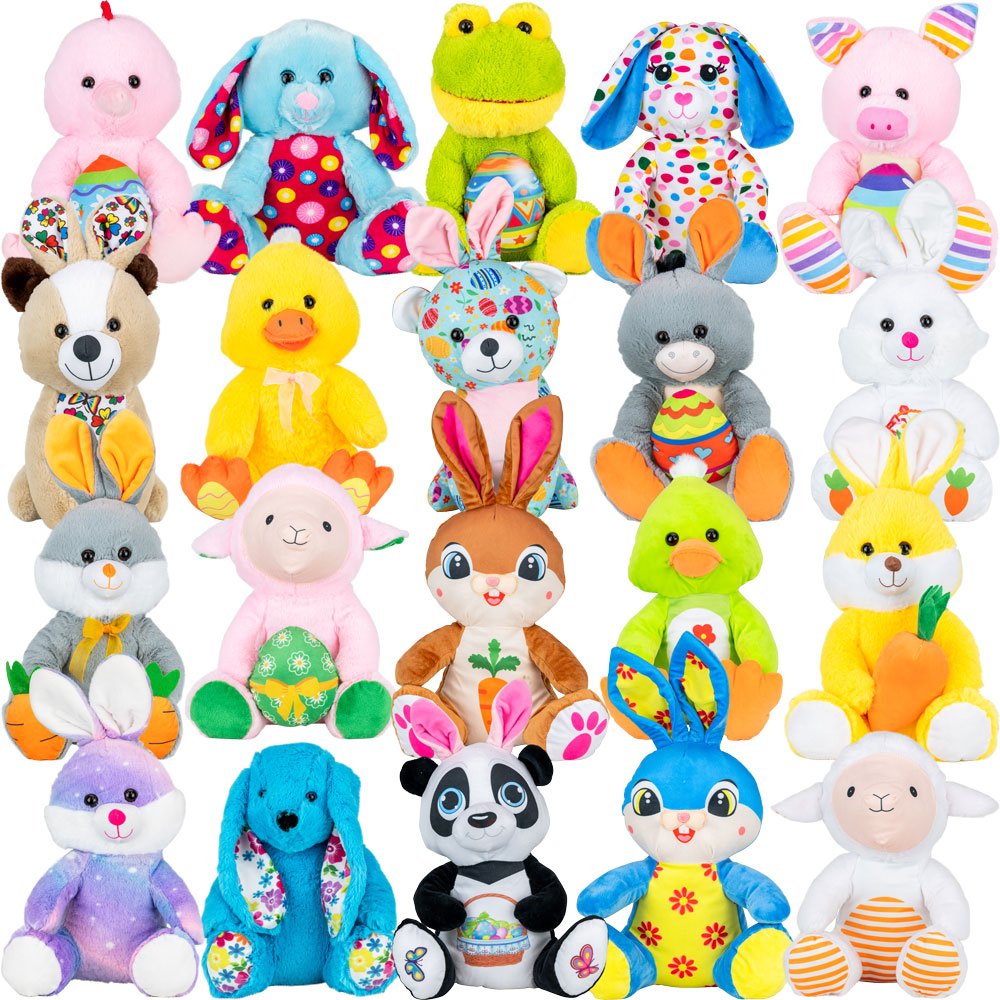 Jumbo 100% Generic Easter Plush Kit 12in-15in (40pcs)