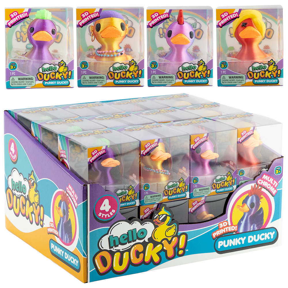 Punky Duck 3D Asst (24pcs)