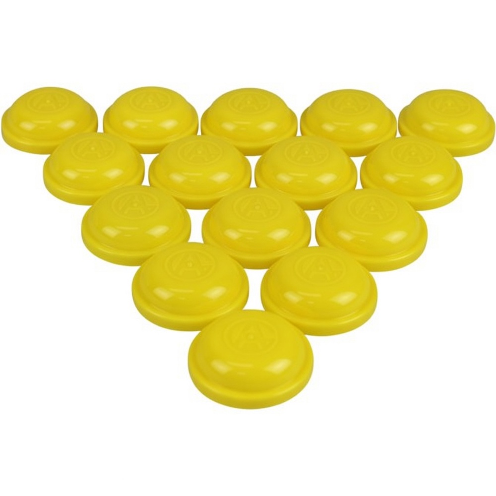 Capsules - 2in Colored Tops - YELLOW (2000pcs)