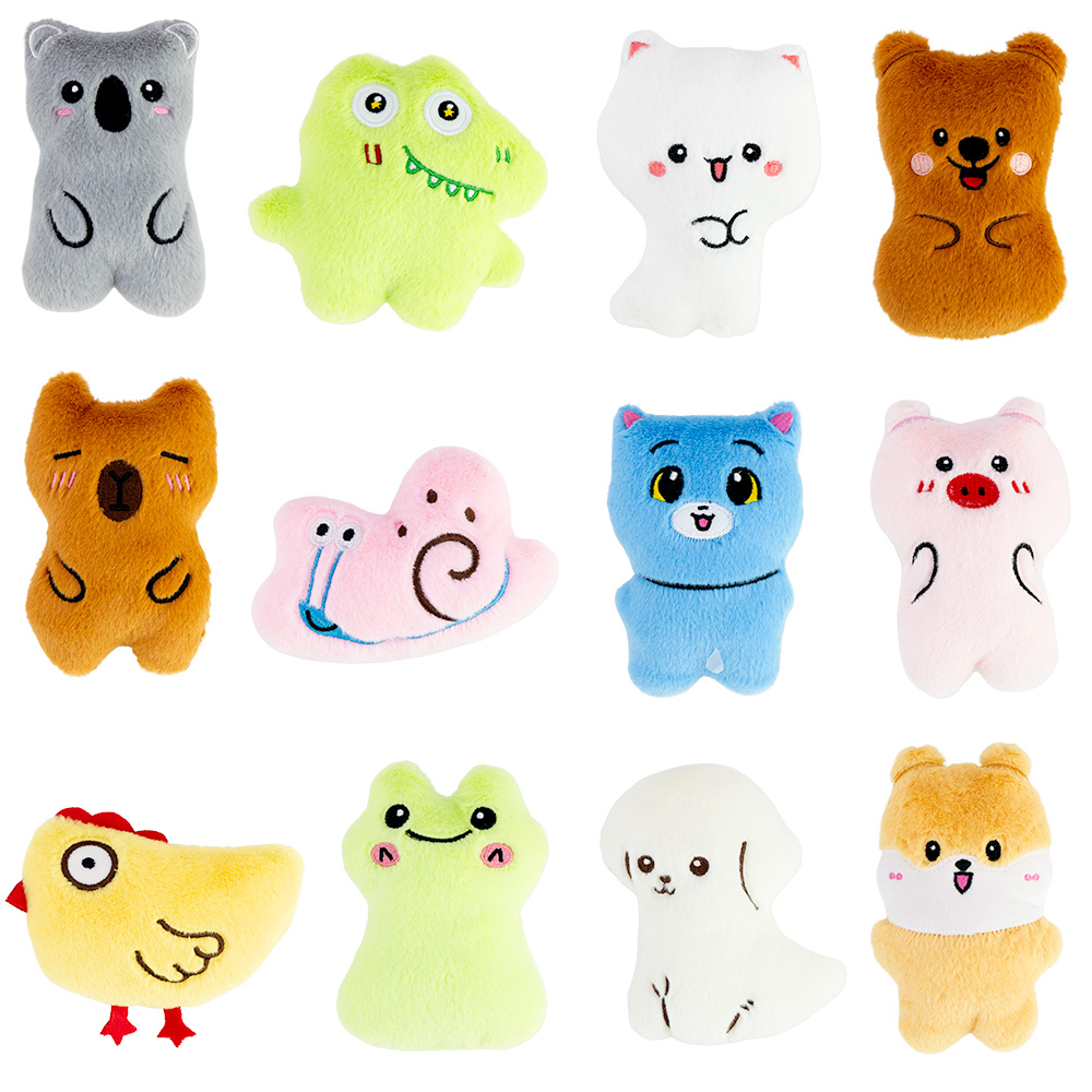 Mini Premium Animal Plush 4in Asst (12pcs)