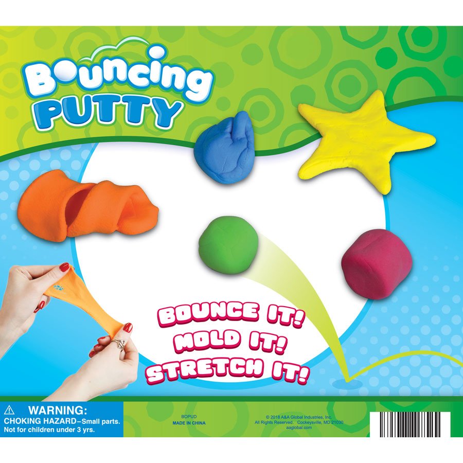 Bouncing Putty Display Card
