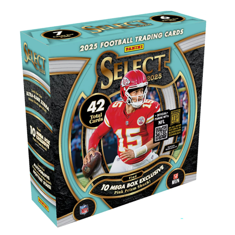 Panini™ Select Football Cards Mega Box 2025 (6pcs)