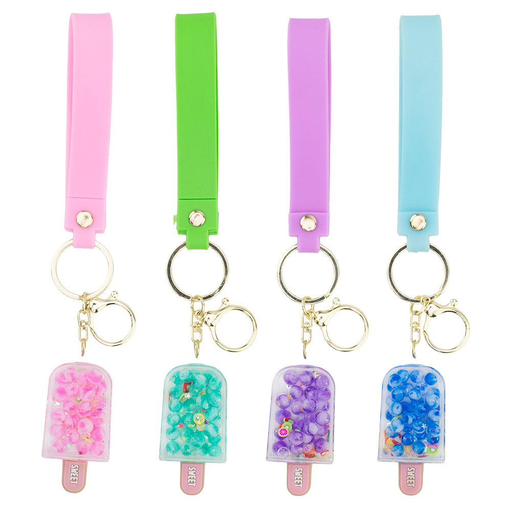Popsicle Wrist Lanyard with Clip Asst (12pcs)