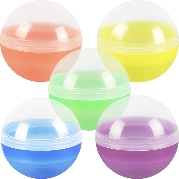100mm Round Capsule Assorted Colors Bulk Pack (250pcs)