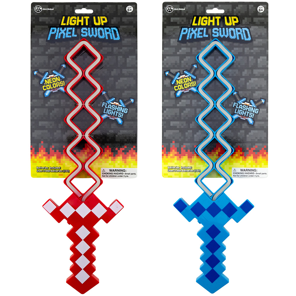 LED Neon Pixel Sword 16.5in Asst