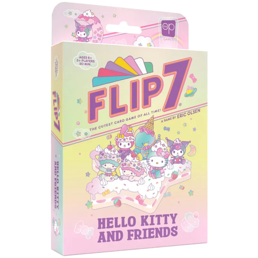 Hello Kitty Flip 7 Card Game