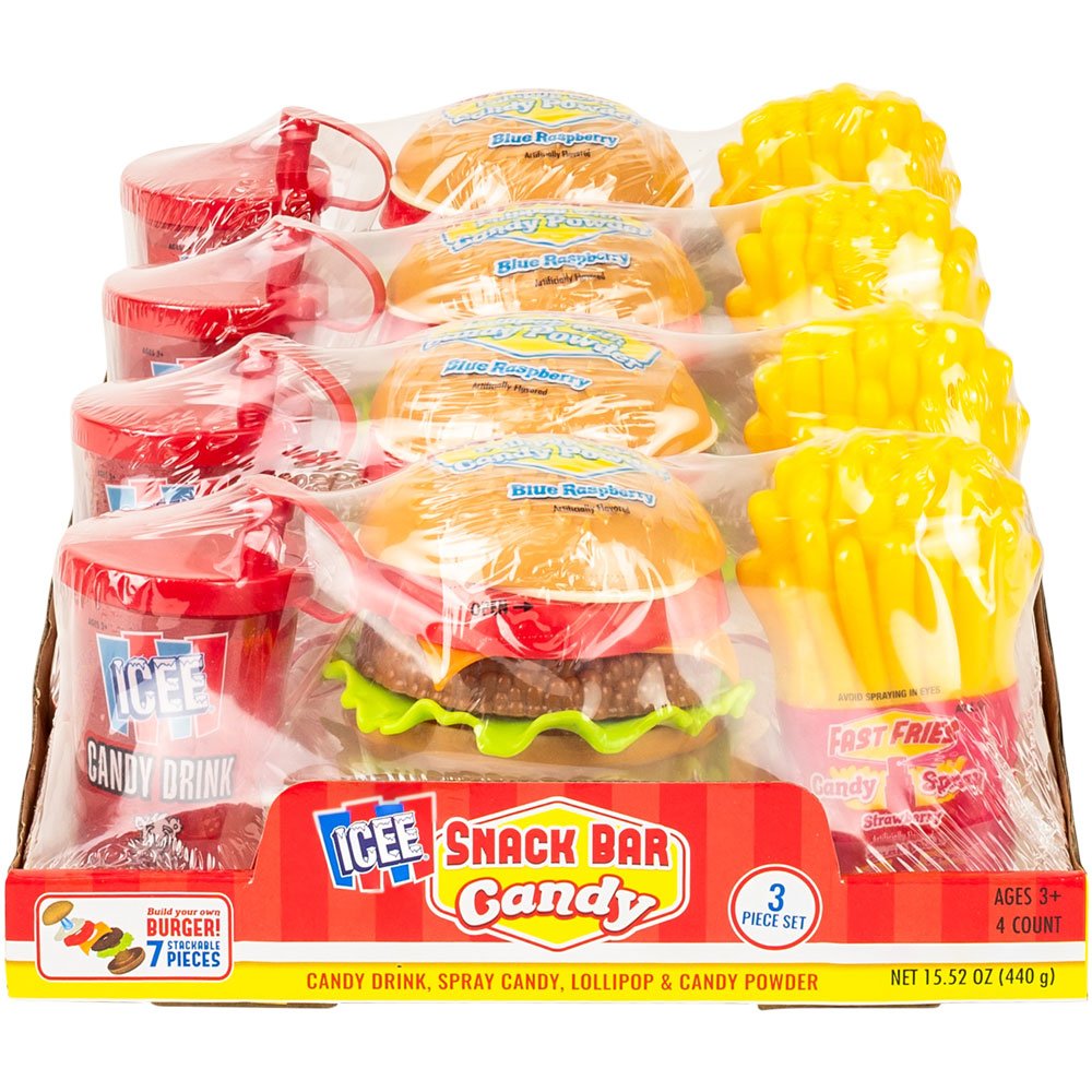 ICEE® Snack Bar Candy 3pc Set (8pcs)