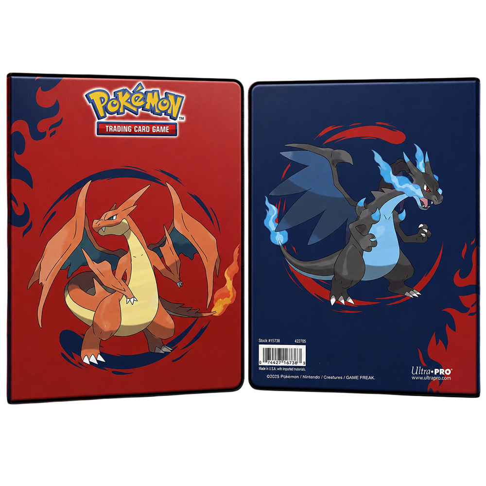 Pokemon Mega Charizard X & Mega Charizard Y 4 Pocket Portfolio
