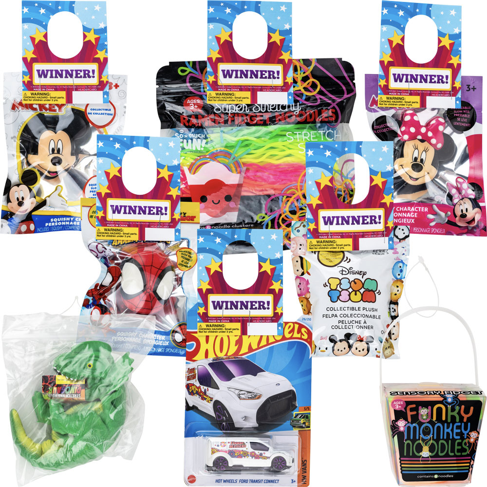 Hanging Prize Hub XL Kit $1.60avg (72pcs)