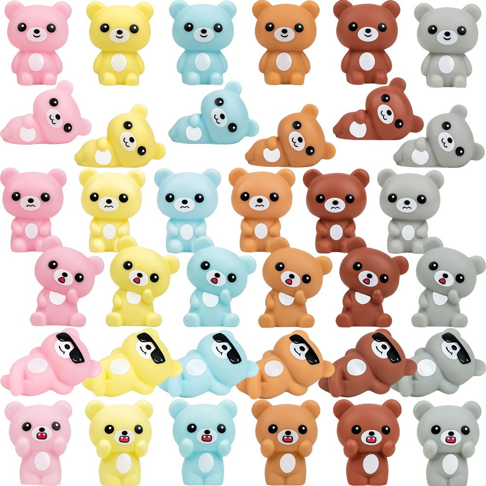 Colorful Bears 2.5in (50 pcs)