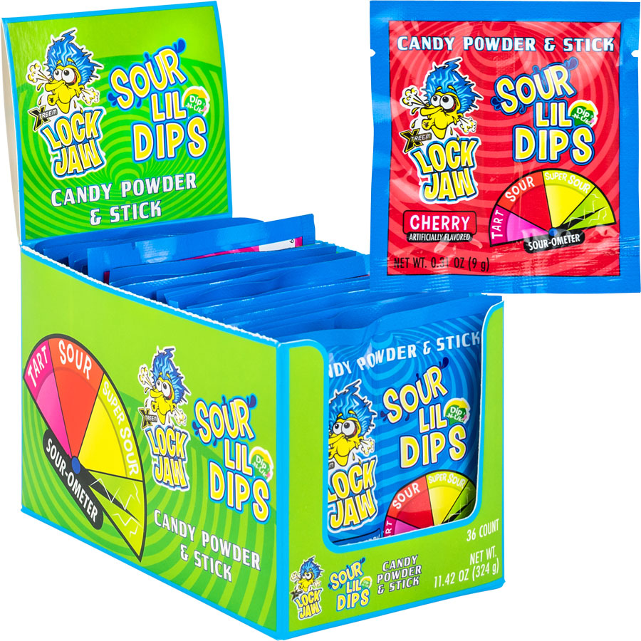 Xtreem Lock Jaw® Sour Lil Dips (36pcs)