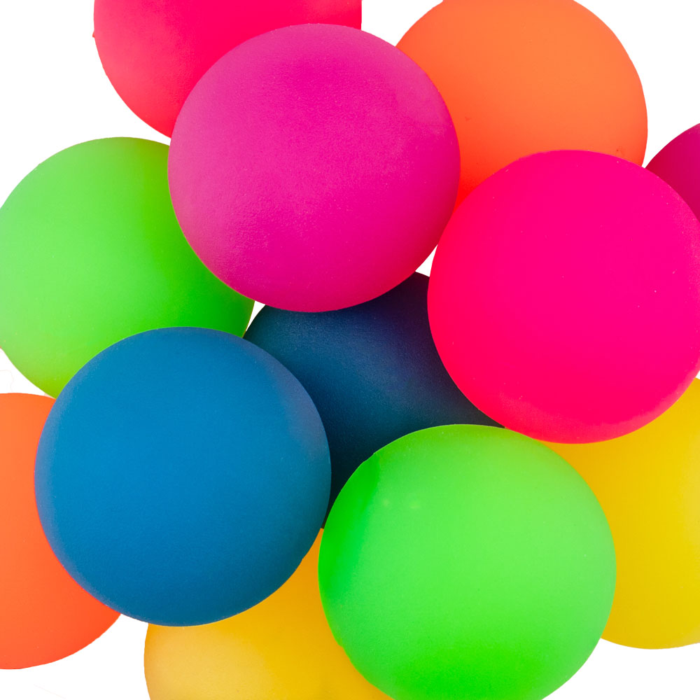 60mm (2.35in) Hi-Bounce Frosty Ball Mix (12 pcs)