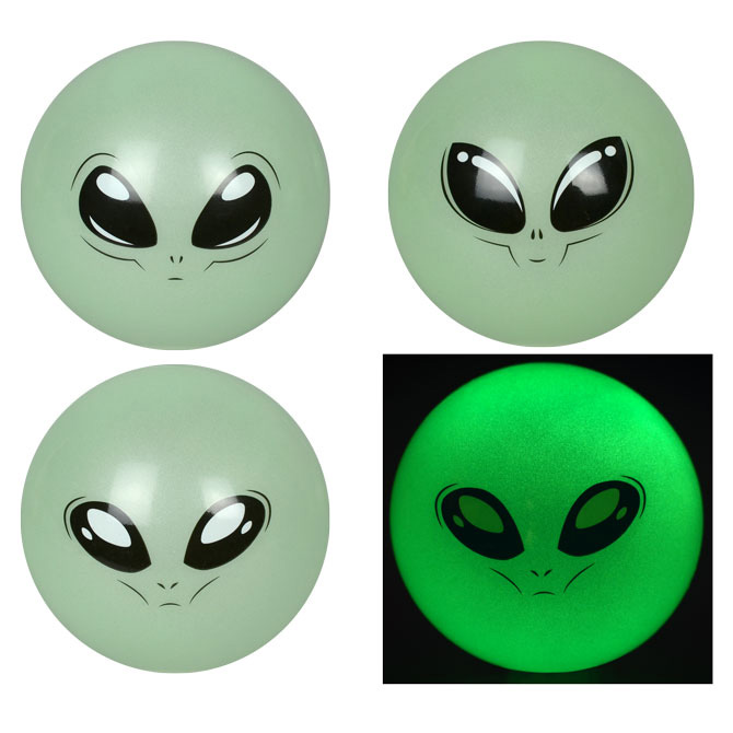 5in Glow in the Dark Alien Balls (100pcs)