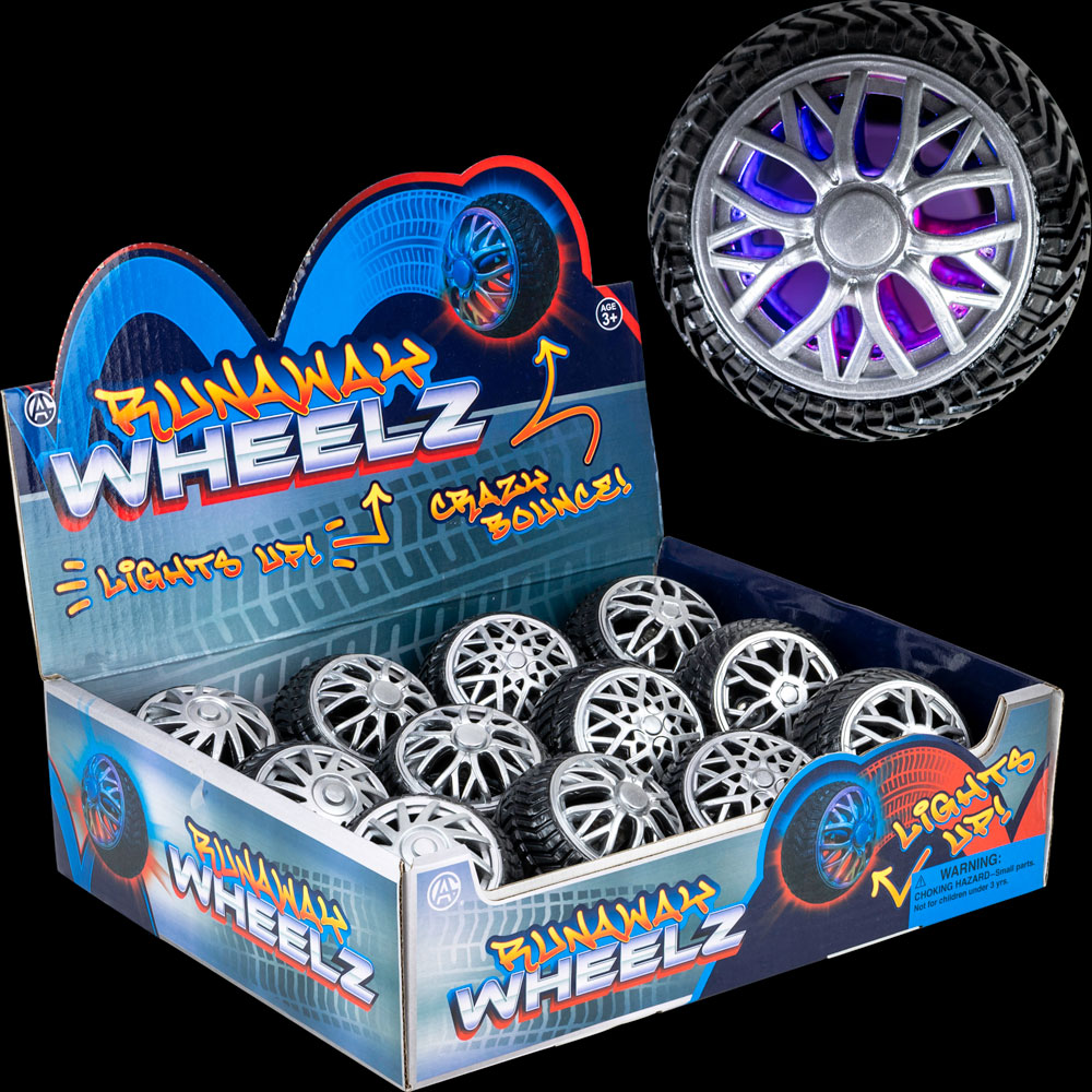 Light Up Silicone Wheel 2.5in (12pcs)