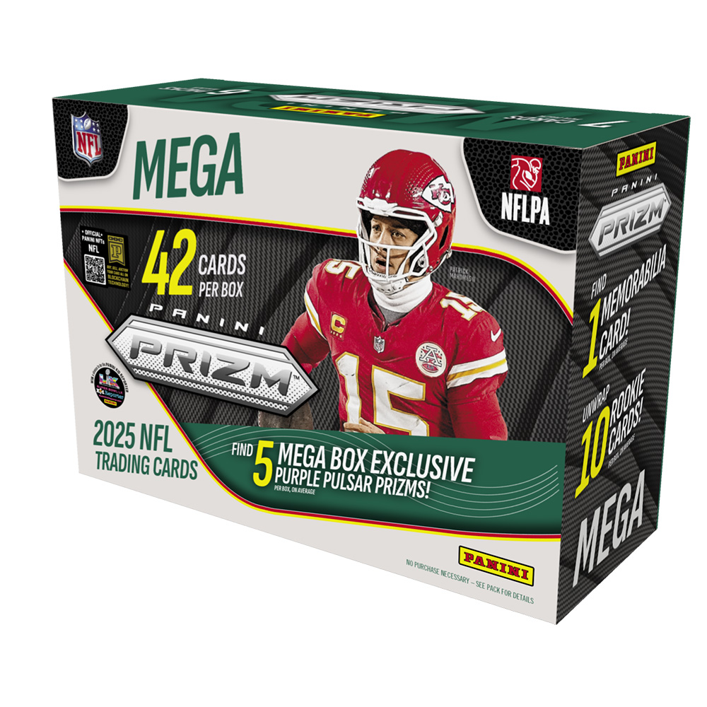 Panini™ Prizm Football Cards Mega Box 2025 (6pcs)