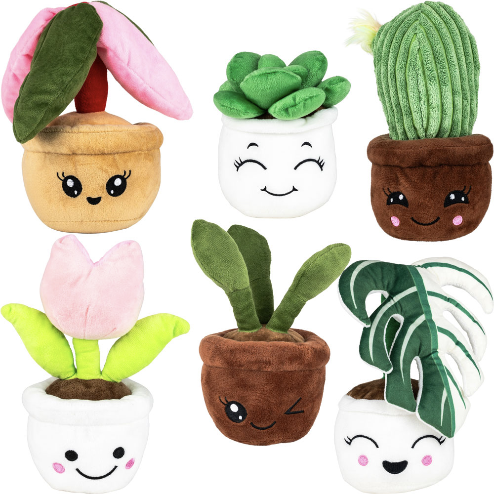 Plant Plush 5.5in -8in Asst V1