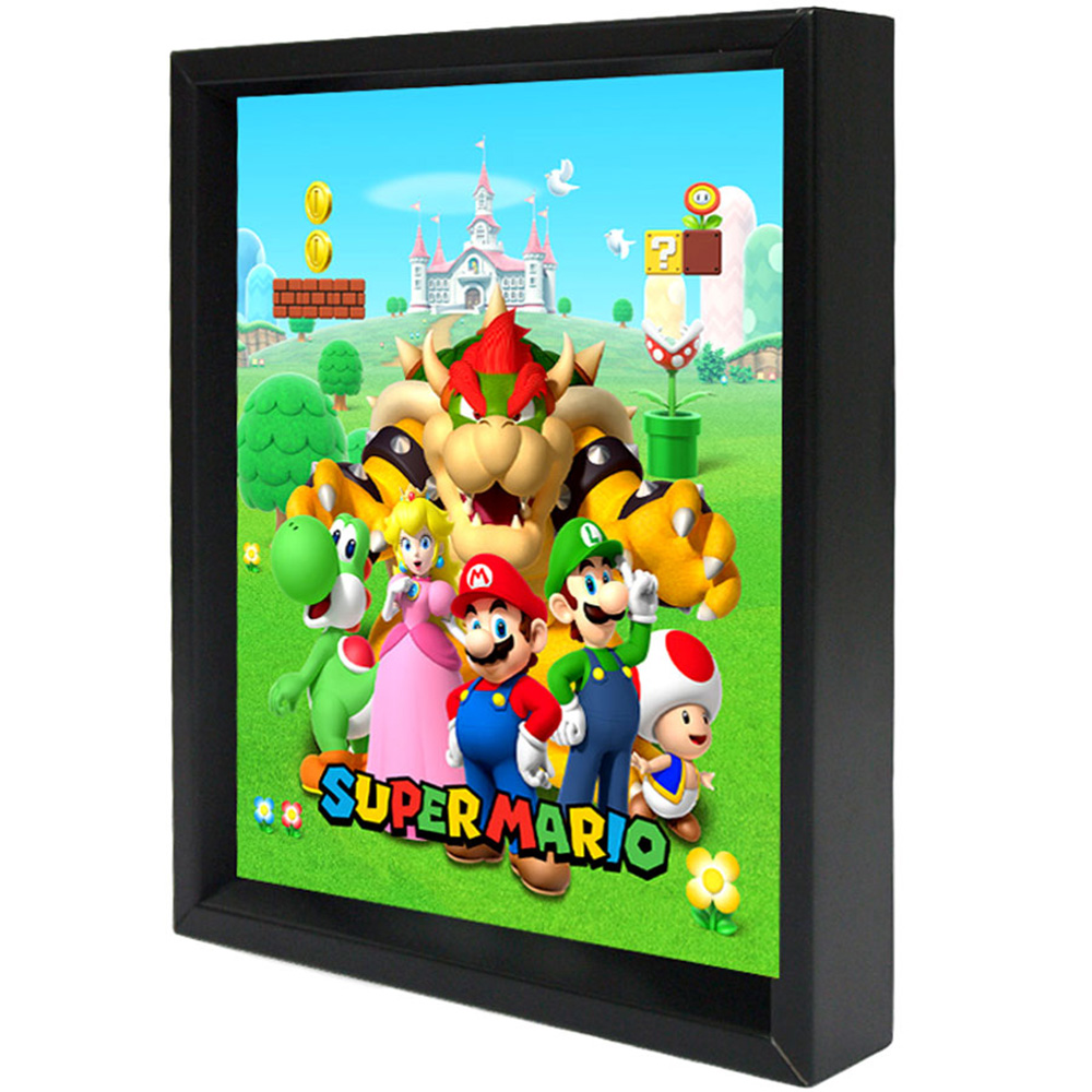 Super Mario™ 3D Shadow Box 8x10 (12pcs)