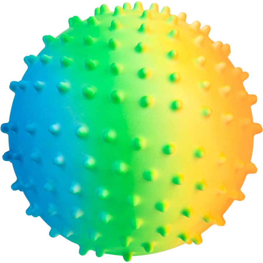 5in Inflatable Rainbow Knobby Balls (100pcs)