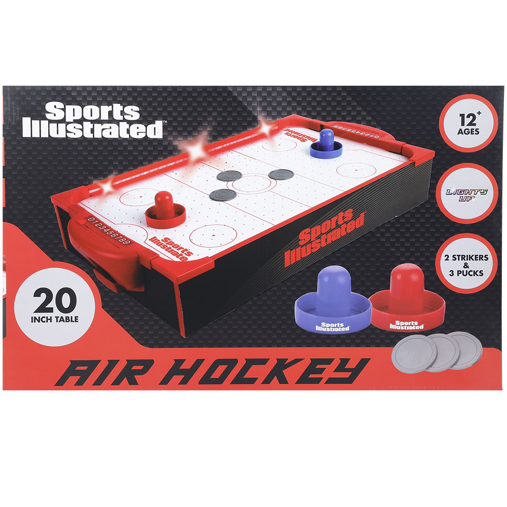Sports Illustrated™ LED Tabletop Air Hockey Set 19in
